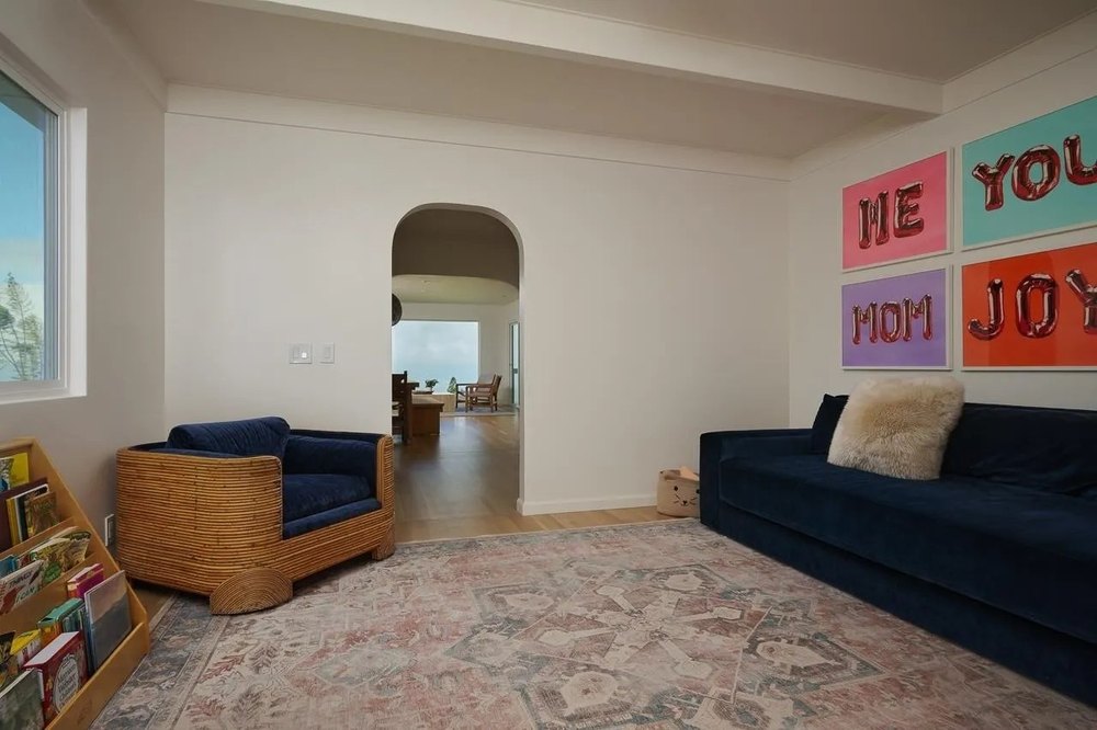 An archway in a luxury home in Hawaii belonging to supermodel Jessica Stam