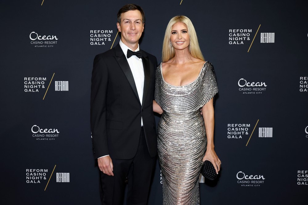 ATLANTIC CITY, NEW JERSEY - SEPTEMBER 13: (L-R) Jared Kushner and Ivanka Trump attend the Michael Rubin REFORM Alliance Casino Night Event on September 13, 2025 in Atlantic City, New Jersey. (Photo by Arturo Holmes/Getty Images for REFORM Alliance)