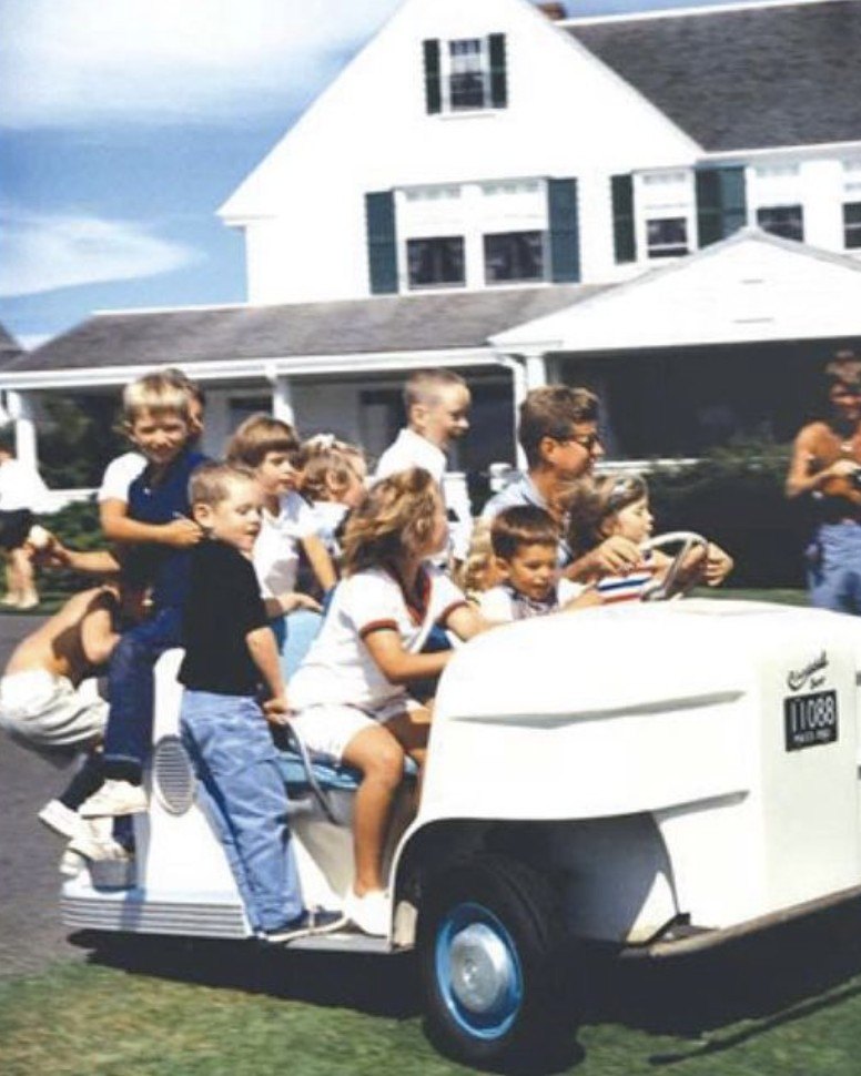 Kennedy family at Hyannis Port compound