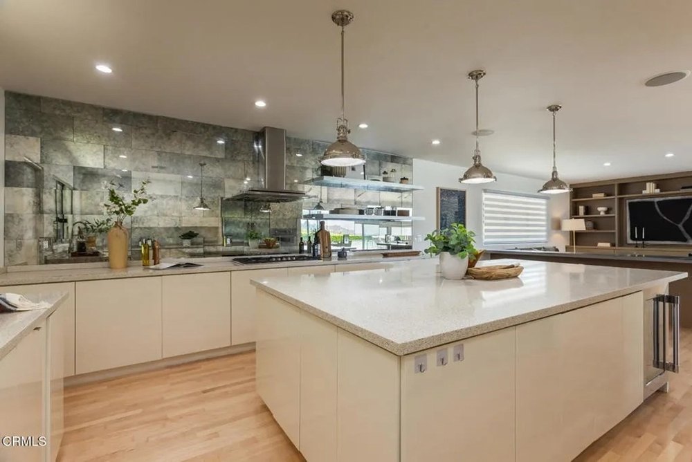 Kitchen in Josh Duhamel home in Encino California
