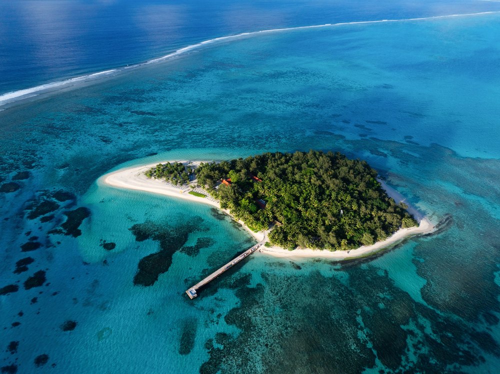 Panoramic Natural Scenery of Saipan, Northern Mariana Islands, USA