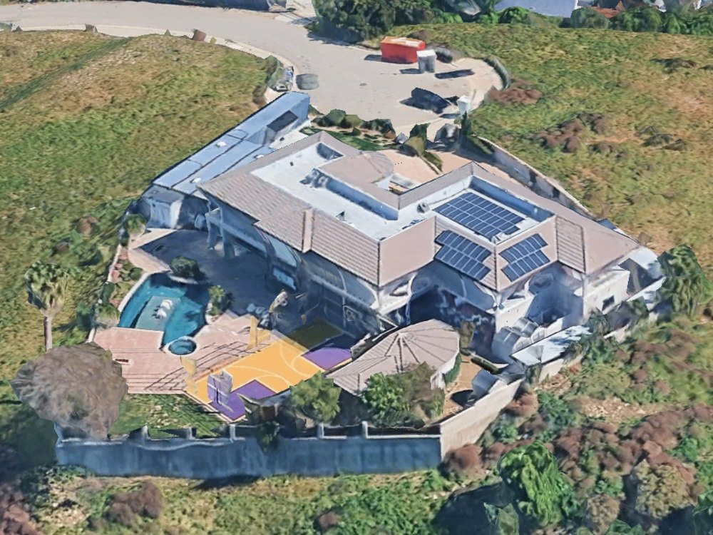 Chris Brown California home