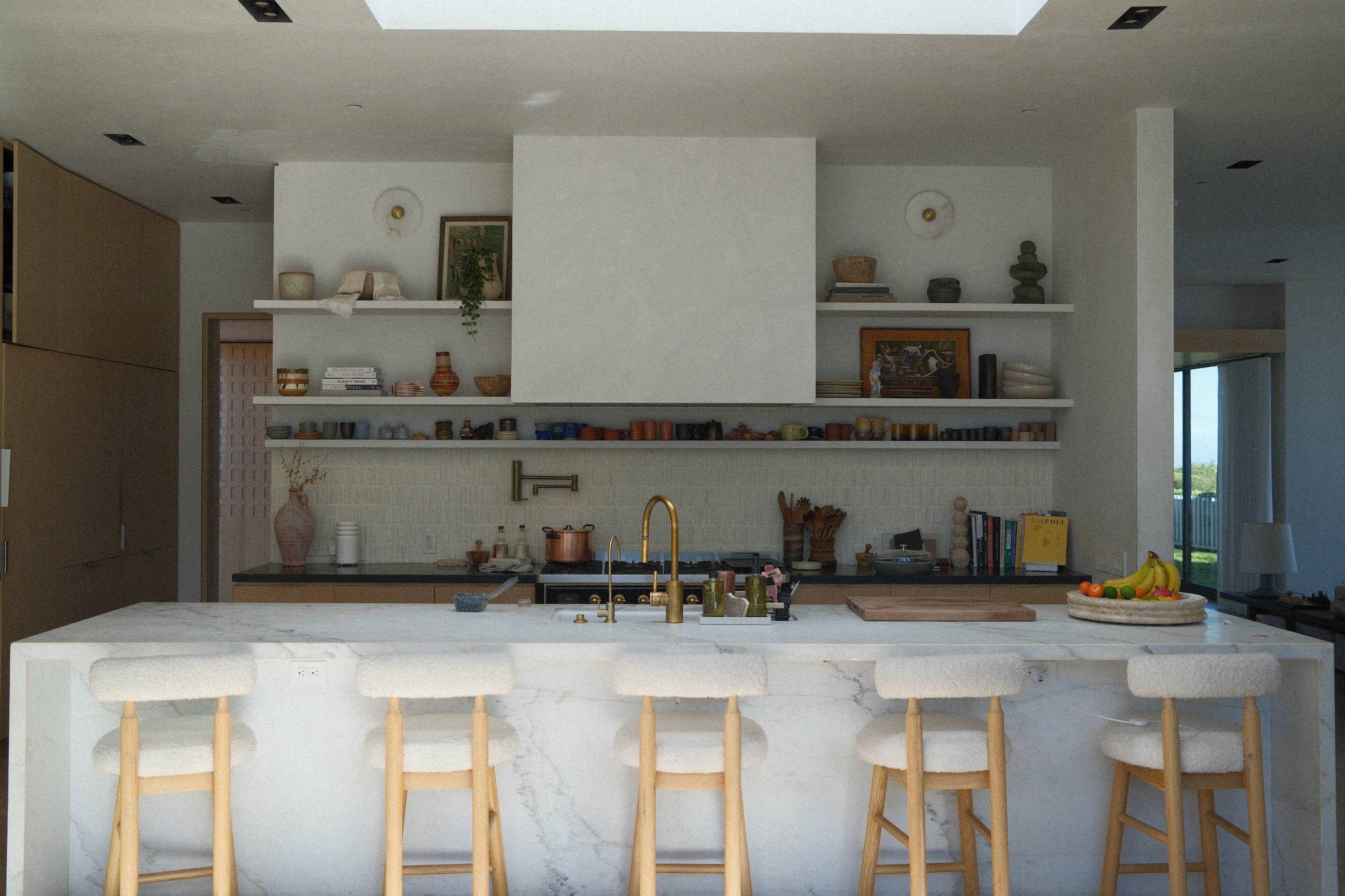 Devlukia considers her kitchen to be her personal sanctuary inside the five-bedroom, five-bathroom, two-story residence she and husband Jay Shetty bought in 2021.